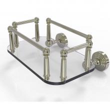 Allied Brass WP-GT-5-PNI - Waverly Place Collection Wall Mounted Glass Guest Towel Tray