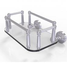 Allied Brass WP-GT-5-SCH - Waverly Place Collection Wall Mounted Glass Guest Towel Tray