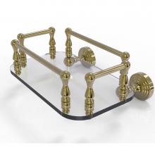 Allied Brass WP-GT-6-UNL - Waverly Place Collection Wall Mounted Glass Guest Towel Tray