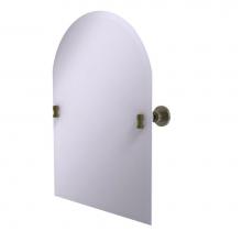 Allied Brass WS-94-ABR - Frameless Arched Top Tilt Mirror with Beveled Edge