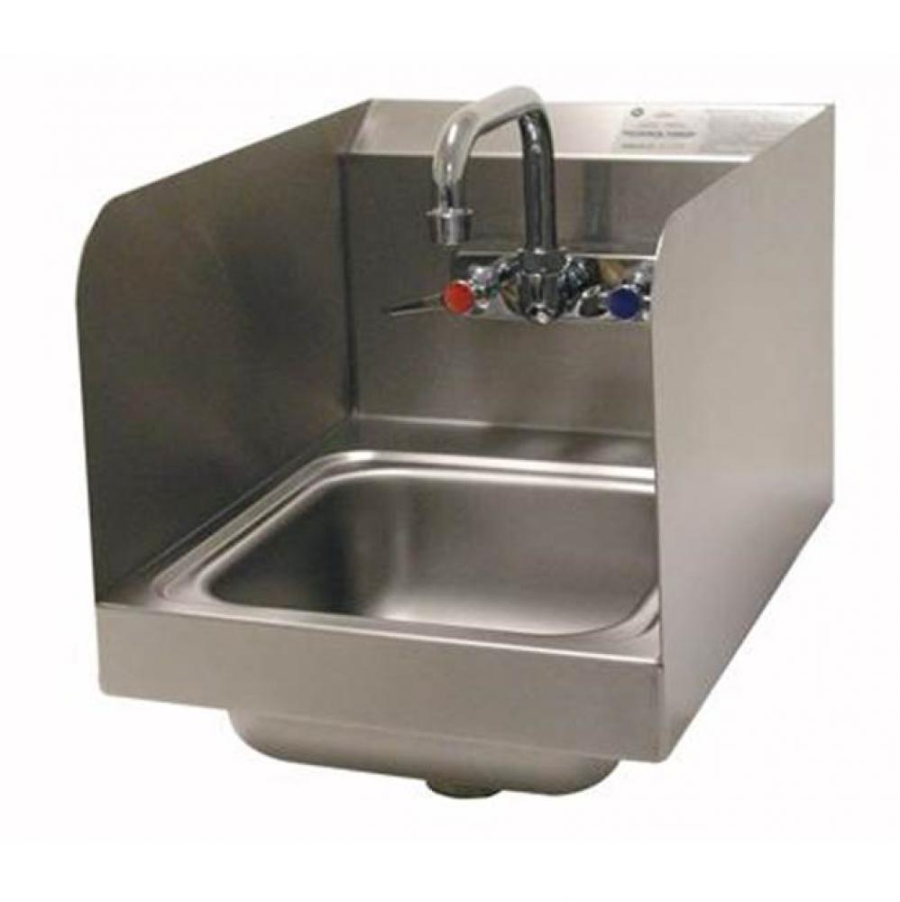 Hand Sink with Side Splashes, wall model
