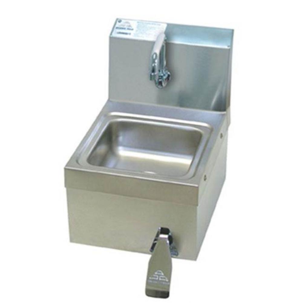 Hand Sink, wall mounted with skirt
