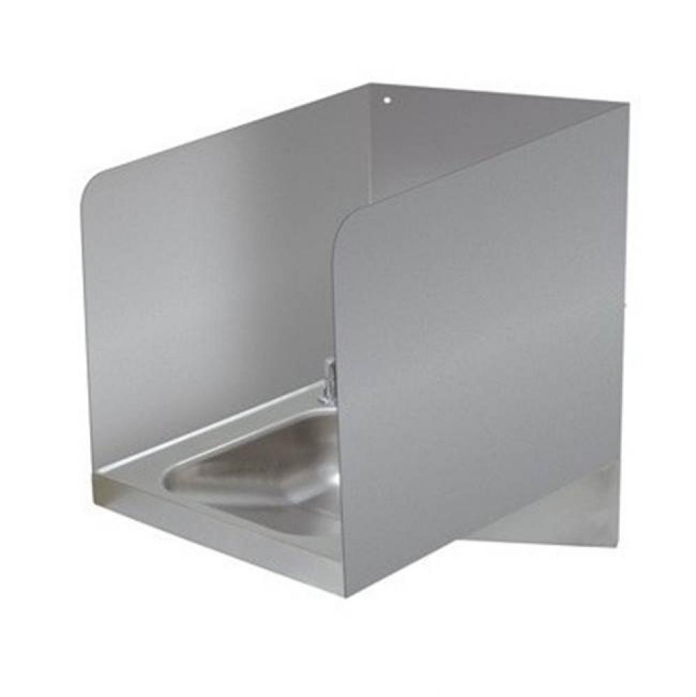 24'' High Side Splashed With Rear Panel (Welded) For Handicap Sink Bowl Hand Sinks