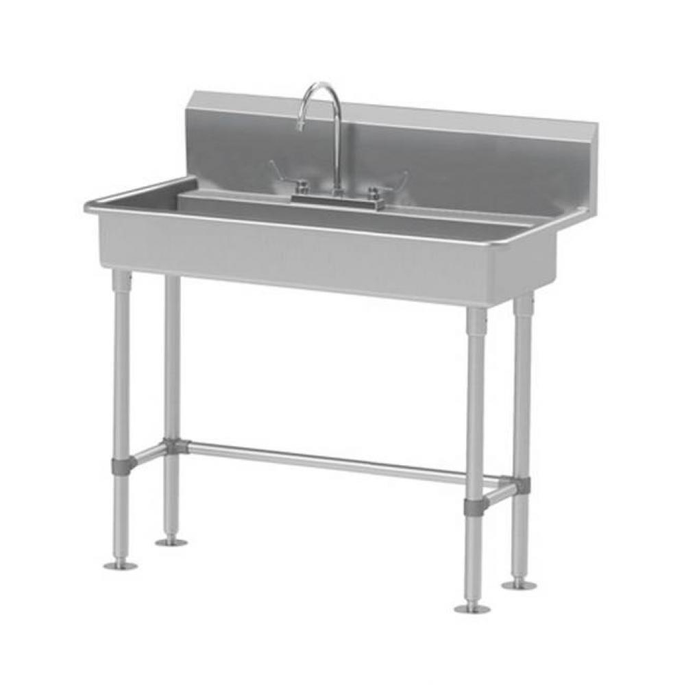 ADA Compliant Service Sink With Rear Deck