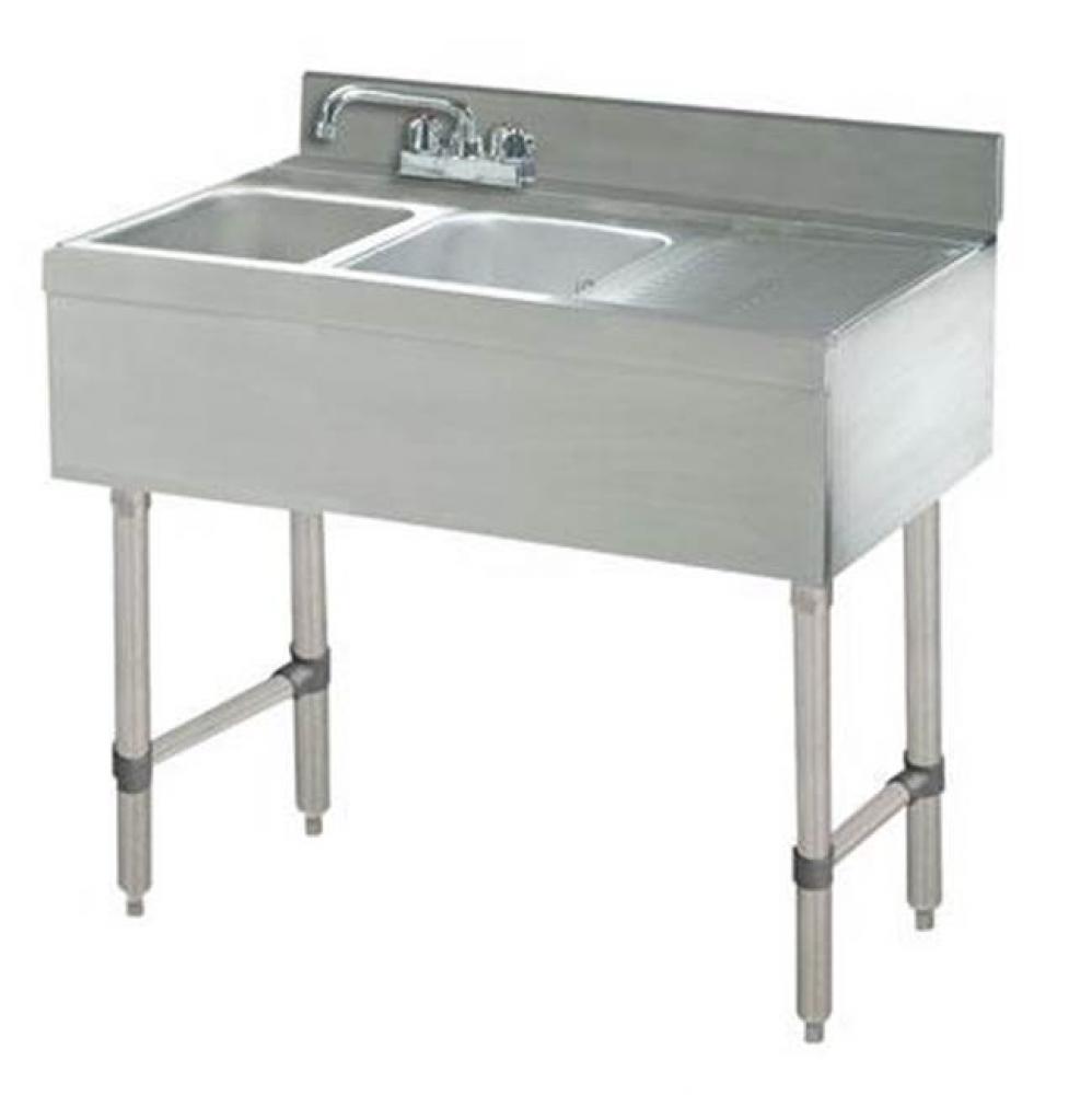 Underbar Basics Sink Unit, 2-compartment