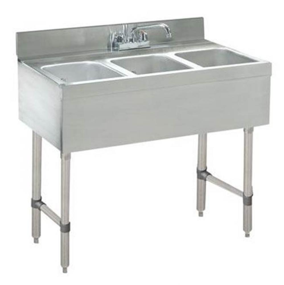 Underbar Basics Sink Unit, 3-compartment