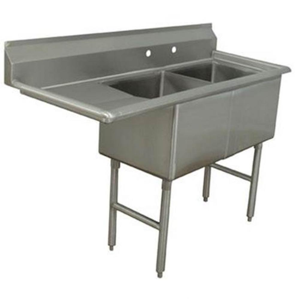 Fabricated NSF Sink, 2-compartment