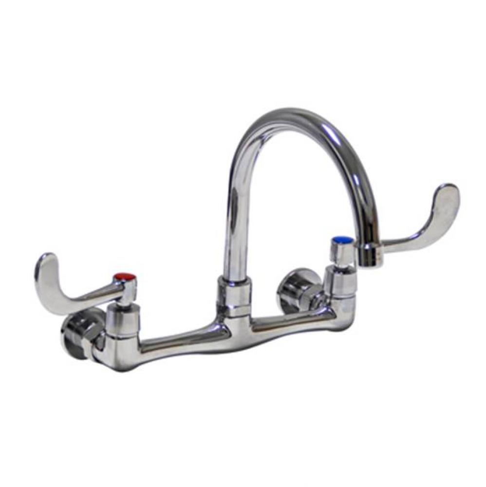 6'' Gooseneck faucet, 8'' O.C.