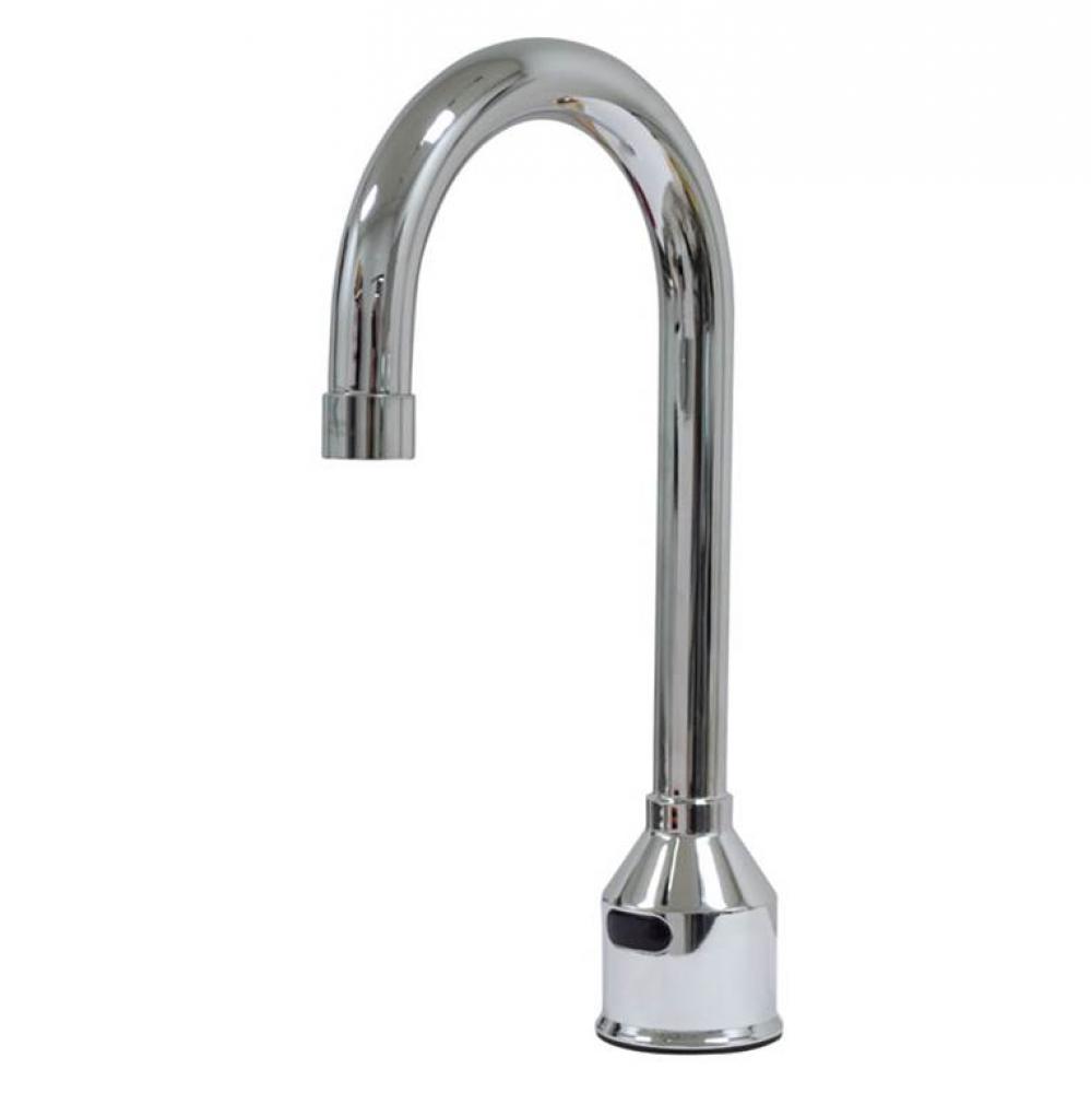 Hands Free 4-1/2'' Gooseneck Electronic Faucet, single hole