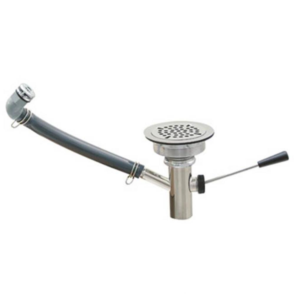 Replacement Lever Drain, with overflow & P-trap