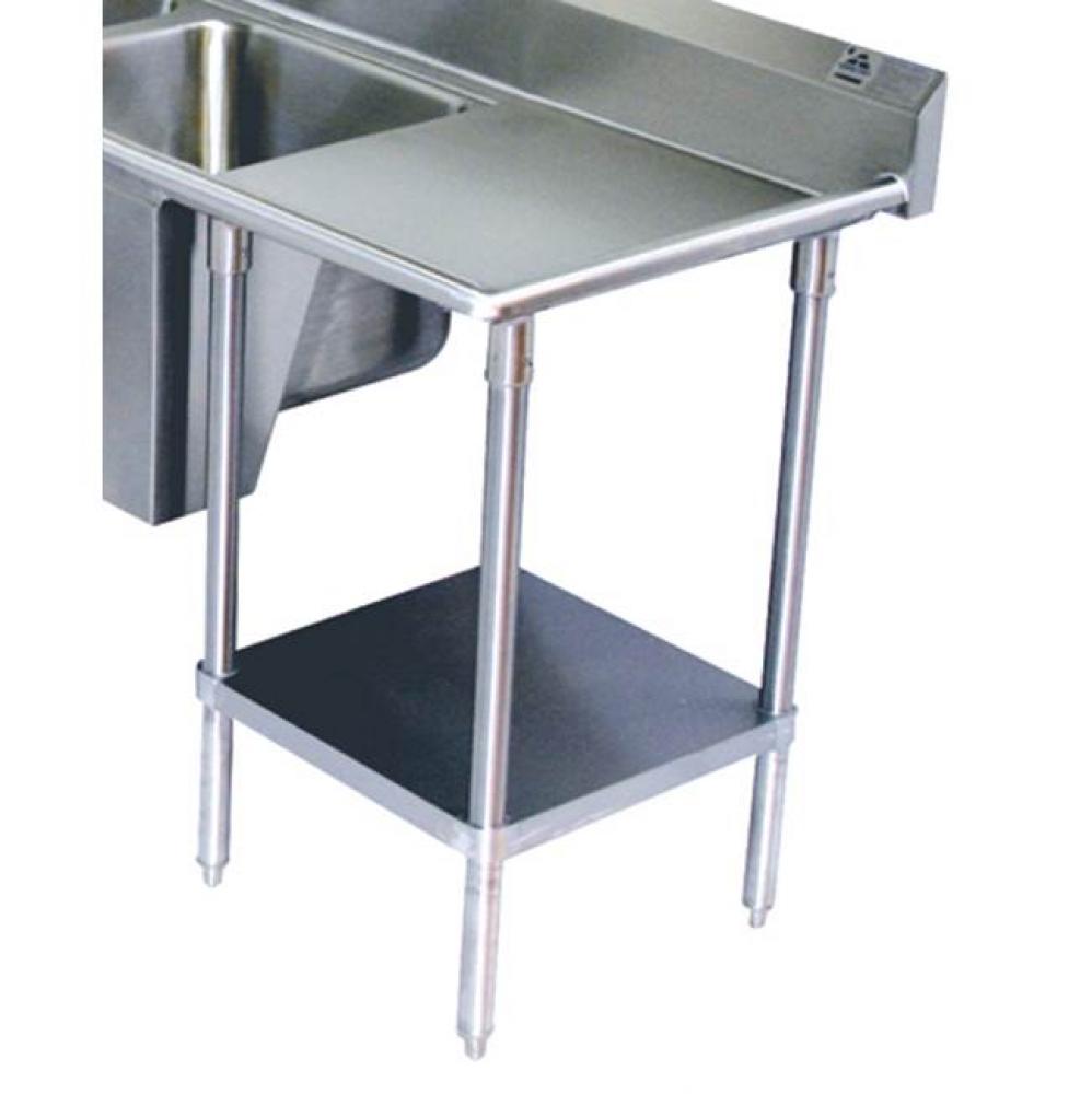 Undershelf, stainless steel