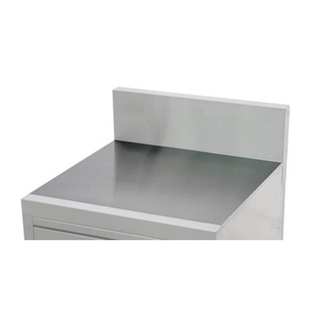 Flat top in lieu of corrugation on drainboard