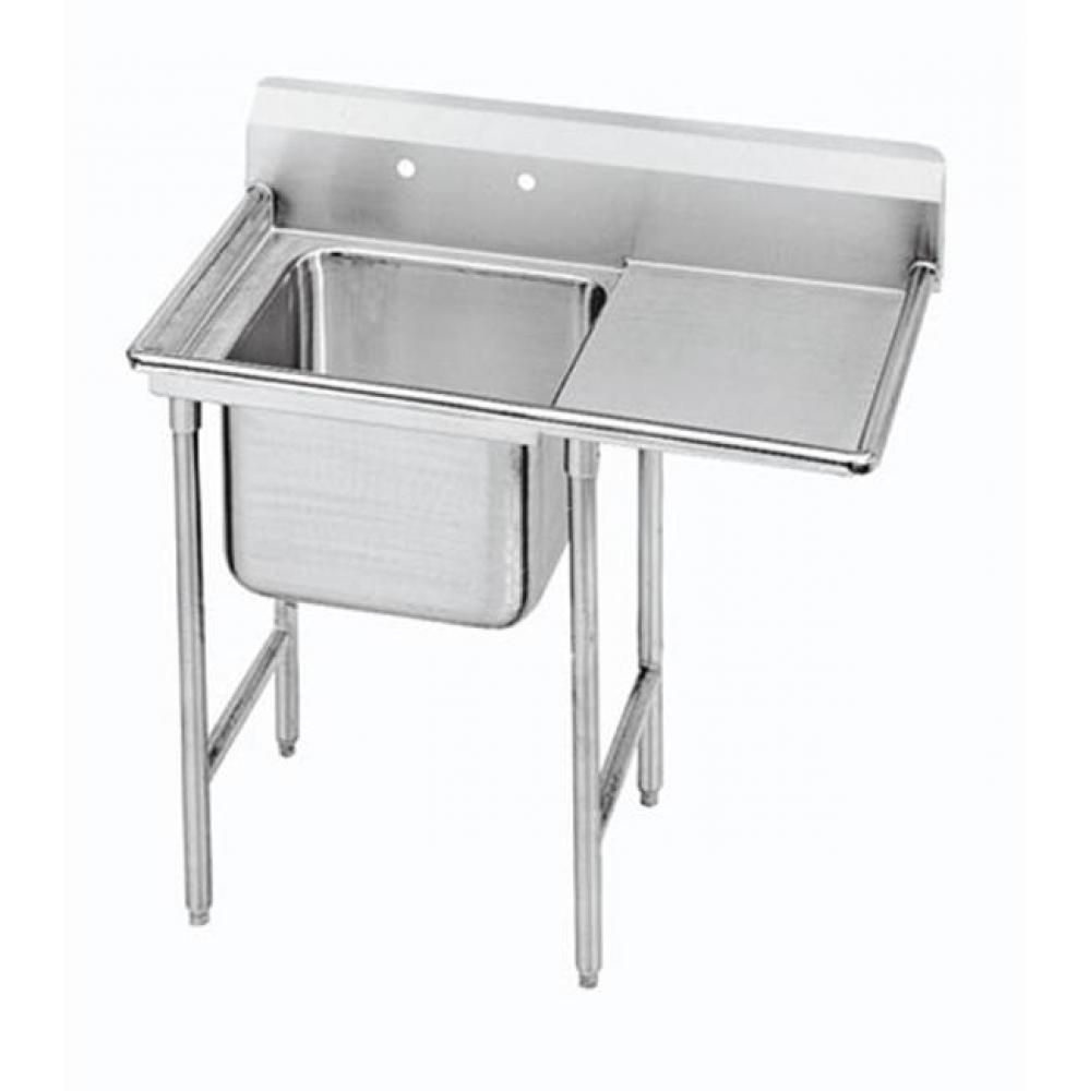 NSF SINK 1 COMPARTMENT 16'' X 20'' 18'' RIGHT DRAINBOARD OA: 43&apos