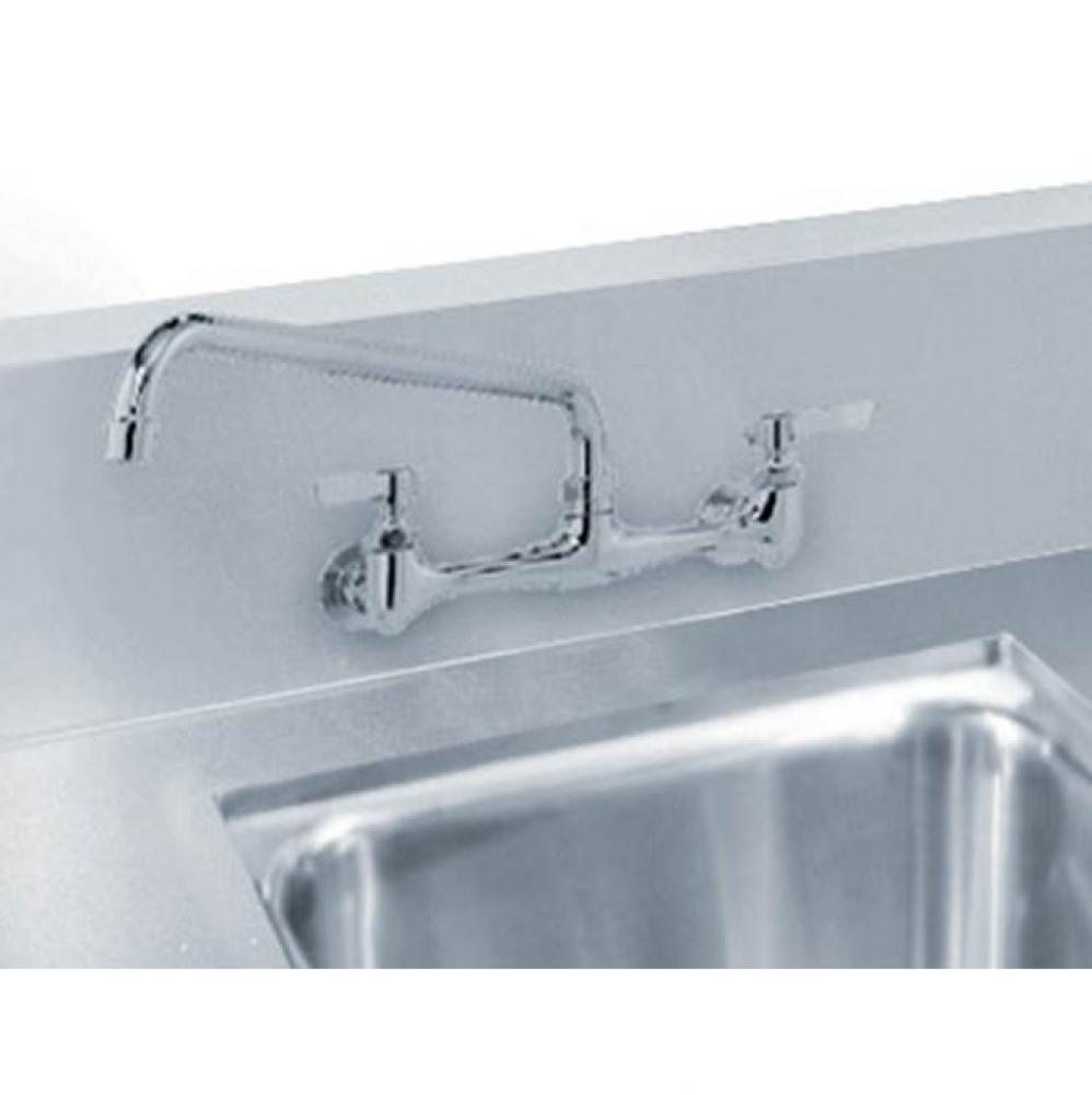 5'' Table Splash with 2'' return is required for splash mounted faucet (per li