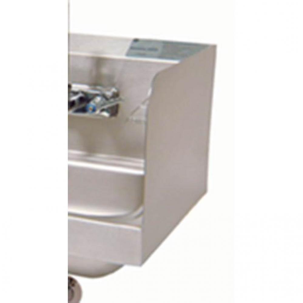 Welded Side Splash, 7-3/4''H (installed height)