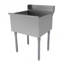 Advance Tabco 6-1-24D - Square Corner Scullery Sink