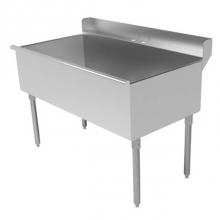 Advance Tabco 6-41-24D - Square Corner Scullery Sink