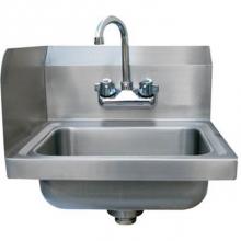 Advance Tabco 7-PS-EC-SPL - Economy Hand Sink with Single Side Splash, Economy Splash Mounted Faucet