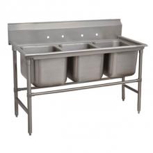 Advance Tabco 94-43-72 - Regaline Sink, 3-compartment