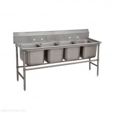 Advance Tabco 94-64-72-36L - Regaline Sink, 4-compartment