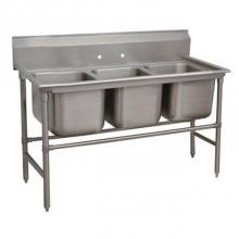 Advance Tabco 94-63-54 - Regaline Sink, 3-compartment