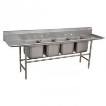 Advance Tabco 94-64-72-18RL - Regaline Sink, 4-compartment