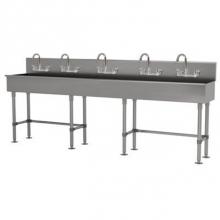 Advance Tabco 19-FM-100-F - Multiwash Hand Sink With Stainless Steel Legs And Flanged Feet