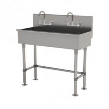 Advance Tabco 19-FM-40-F - Multiwash Hand Sink With Stainless Steel Legs And Flanged Feet