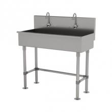 Advance Tabco 19-FM-40EF - Multiwash Hand Sink With Stainless Steel Legs And Flanged Feet