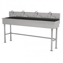 Advance Tabco 19-FM-80-F - Multiwash Hand Sink With Stainless Steel Legs And Flanged Feet