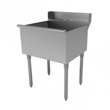 Advance Tabco 4-1-18D - Square Corner Scullery Sink