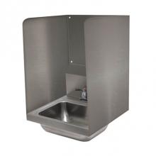 Advance Tabco 7-PS-28B - 24'' High Side Splashed With Rear Panel (Welded) For 10 X 14 Bowl Hand Sinks With Deck M