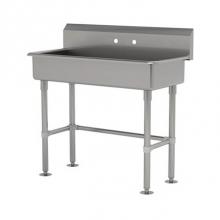 Advance Tabco FC-FM-1-ADA - Service Sink With Stainless Steel Legs And Flanged Feet