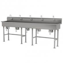 Advance Tabco FC-FM-100KV - Multiwash Hand Sink With Stainless Steel Legs And Flanged Feet