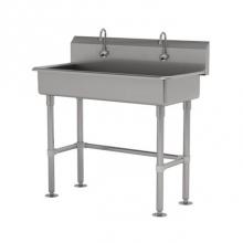 Advance Tabco FC-FM-40EFADA - Multiwash Hand Sink With Stainless Steel Legs And Flanged Feet