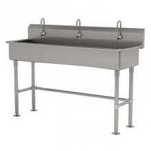 Advance Tabco FS-FM-60EF - Multiwash Hand Sink With Stainless Steel Legs And Flanged Feet