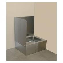 Advance Tabco K-293L - Left And Rear Splash For 9-Op-33 Mop Sink