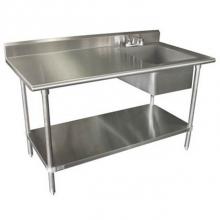 Advance Tabco KLAG-11B-305R - Work Table With Right Sink