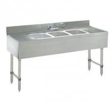 Advance Tabco CRB-53C - Underbar Basics Sink Unit, 3-compartment