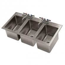 Advance Tabco DI-3-10-EC - Special Value Drop-In Sink, 3-compartment