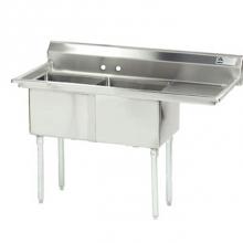 Advance Tabco FE-2-1812-18RL - 18 Gauge Fabricated Sink