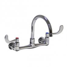 Advance Tabco K-161-LU - 6'' Gooseneck faucet, 8'' O.C.