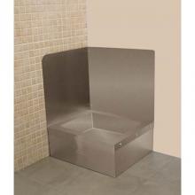 Advance Tabco K-294L - Left And Rear Splash For 9-Op-34 Mop Sink