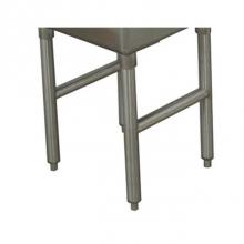 Advance Tabco K-497 - Replacement Galvanized H-Leg with plastic feet