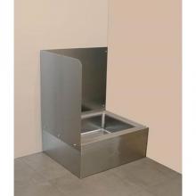 Advance Tabco K-291L - Left side & back wall splash for 9-OP-44 mop sink (field installed by others)