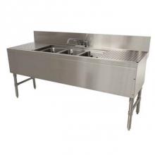 Advance Tabco PRB-24-53C - Prestige Underbar Sink Unit