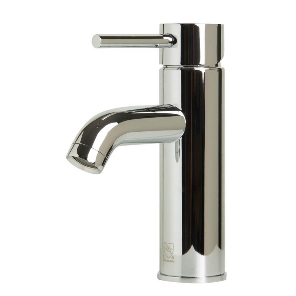 Polished Chrome Single Lever Bathroom Faucet