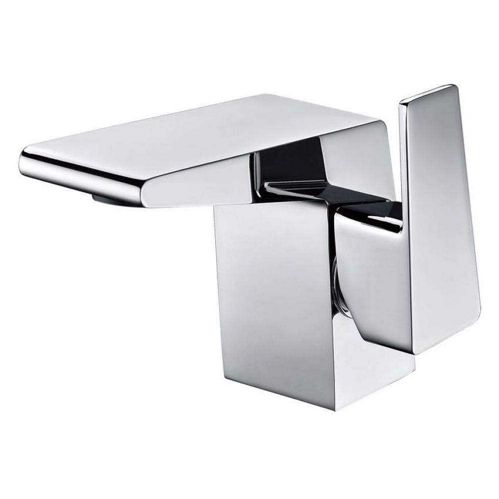 Polished Chrome Modern Single Hole Bathroom Faucet