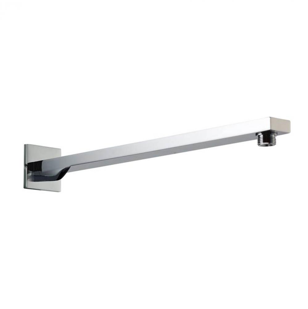 Polished Chrome Square Wall Mounted 20'' Shower Arm