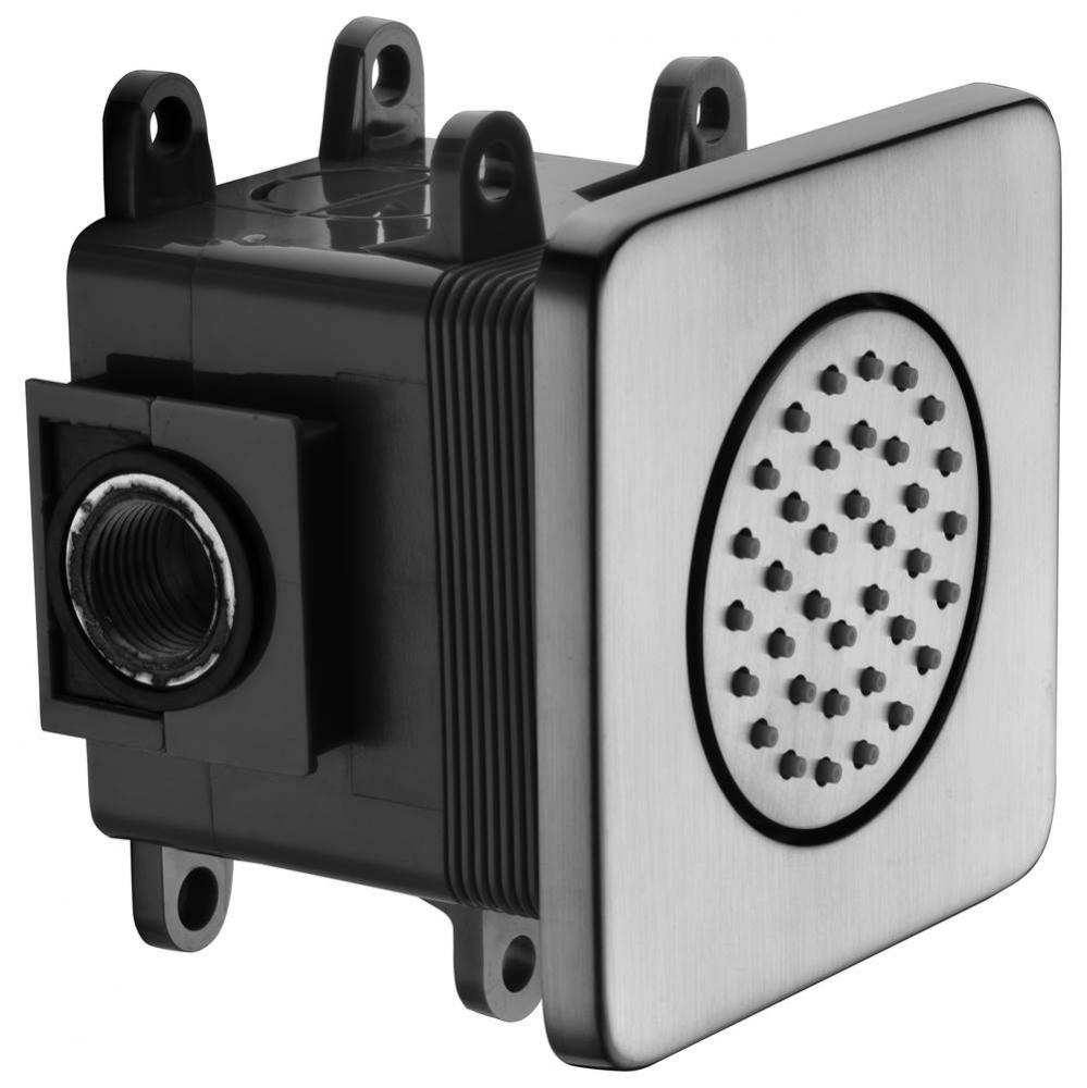 Brushed Nickel Flush Mounted Shower Body Spray